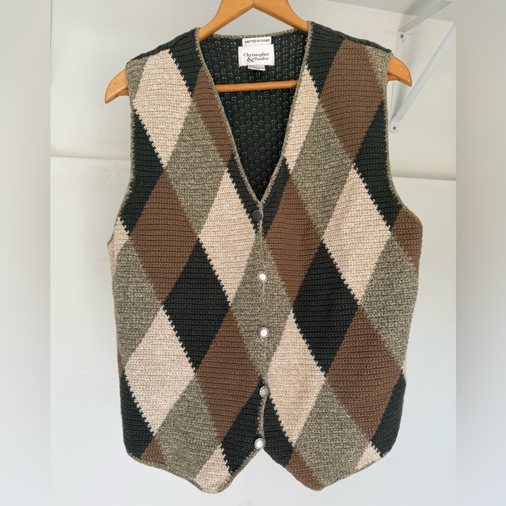 Vintage Christopher & Banks sweater vest